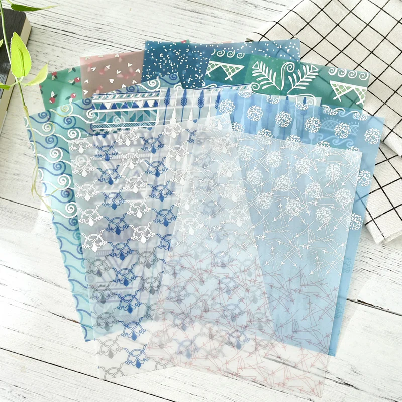 

ZFPARTY 24pcs Foil Lovely Pattern Vellum Paper for Scrapbooking Happy Planner/Card Making/Journaling Project