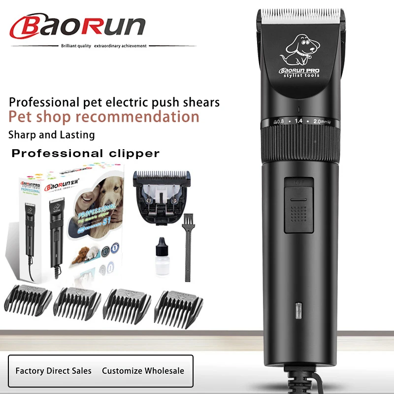 Animal Grooming Clippers Double blades Professional Pet Dog Hair