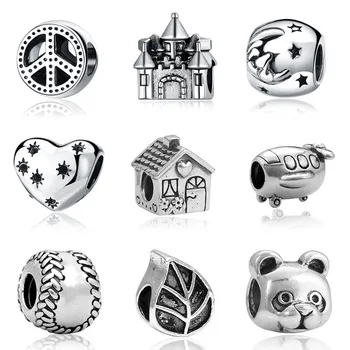 

DIY bisuteria kids beads jewelry bijoux bracciale french bead silver perfumes mujer originales bracelet charms