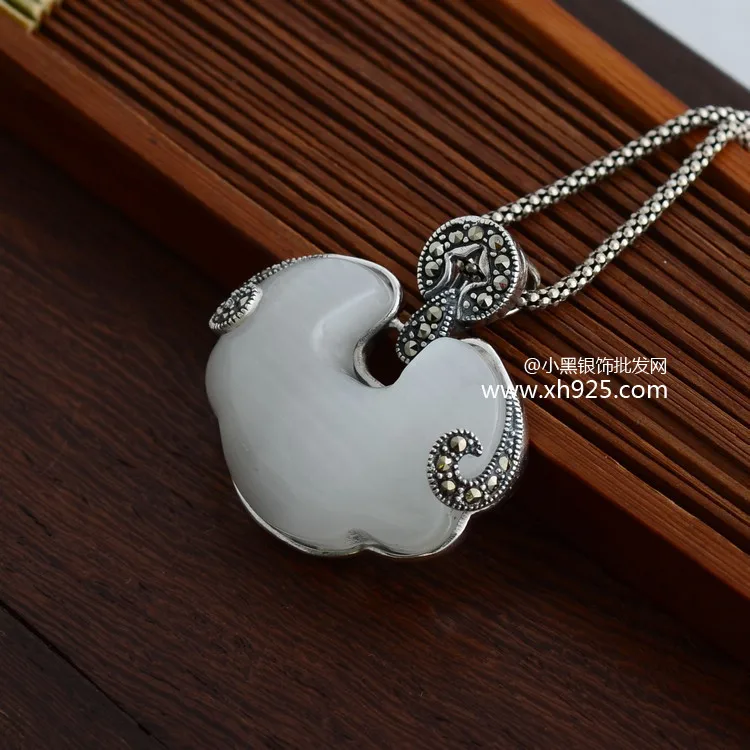 Kjjeaxcmy 925 серебро изделия классического Джи xiangsuo труба бай yusui женский кулон