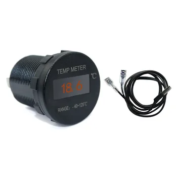 

MINI OLED Temp meter Monitors -40-125Centigrade Waterproof for Boat Marine Truck ATV UTV Car Camper Caravan