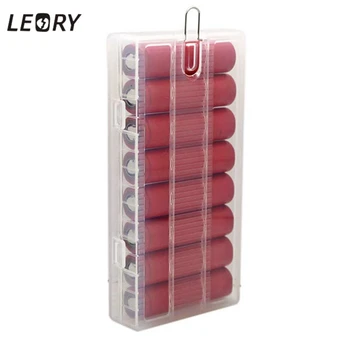 

LEORY 8 X 18650 Batteries Case 18650 Power Sell Plastic 18650 Nattery Storage Box Bag Holder Hard Case Cover Battery Holder
