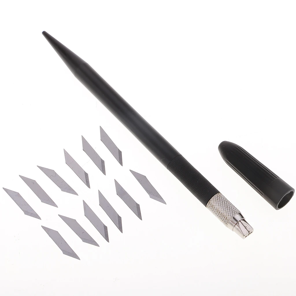 1 Set DIY Handmade Rubber Stamp Carving Block with Chisels Blades Cutting Mat Ink Pad Kit Carving Tool for Scrapbook Craft