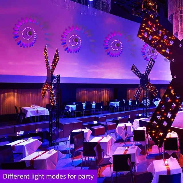 LED Spiral Effect Light Wall Lamps RGB LED Wall Light 3W Colorful Wandlamp For Party Bar Lobby KTV Home Decoration Luminaire