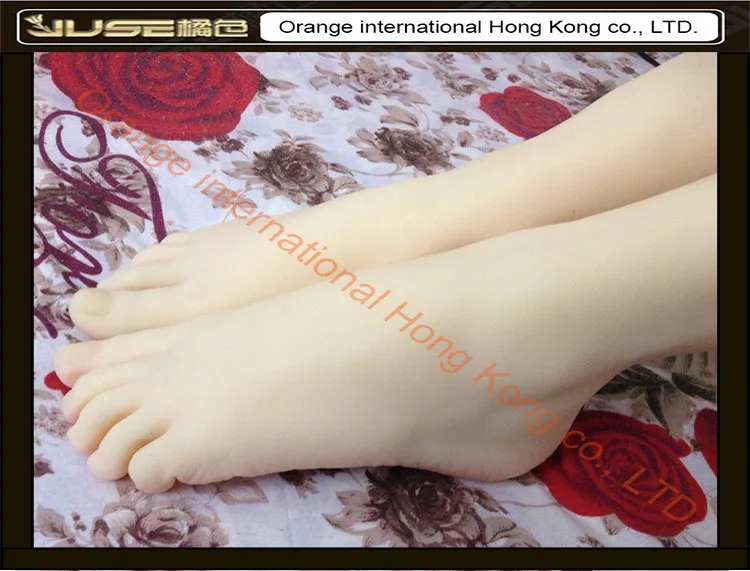 Top Quality New Sex Product,Soft Feet Fetish Toys for Man,Lifelike Female Feet Mannequin,Fake Feet Model for Sock Show,FT-3600-1