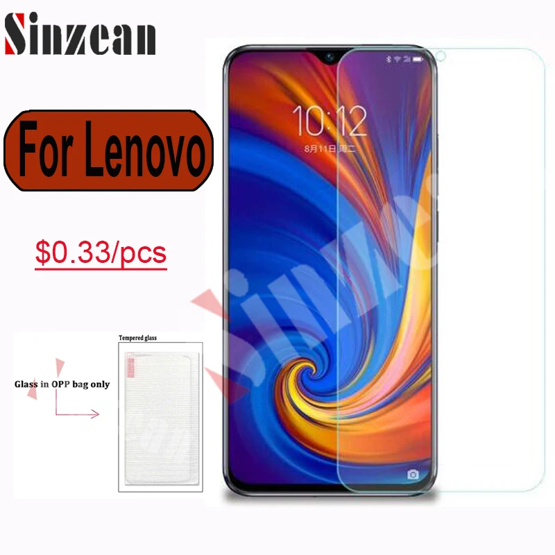 

Sinzean 100pcs For Lenovo A5/K5 Play/K5 Note 2018/K9/K10/K8 2.5D 0.3mm 9H tempered glass Clear Sscreen protector film