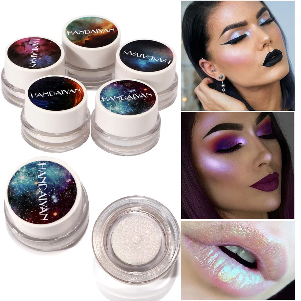 Glitter Eye Shadow Shimmer Cosmetic Eyes Makeup Pigment Woman Make Up Eyeshadow Diamond For Sparkling Face Eye Lips Highlight