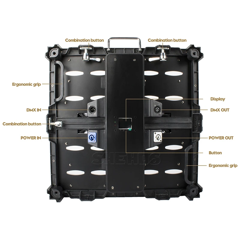 Светодиодный, матричный, 36x3 Вт, золотой цвет, DMX512, сценический эффект, освещение, хорошо подходит для диджея, дискотеки, вечерние, танцевальные, для клубов, баров и свадебных украшений