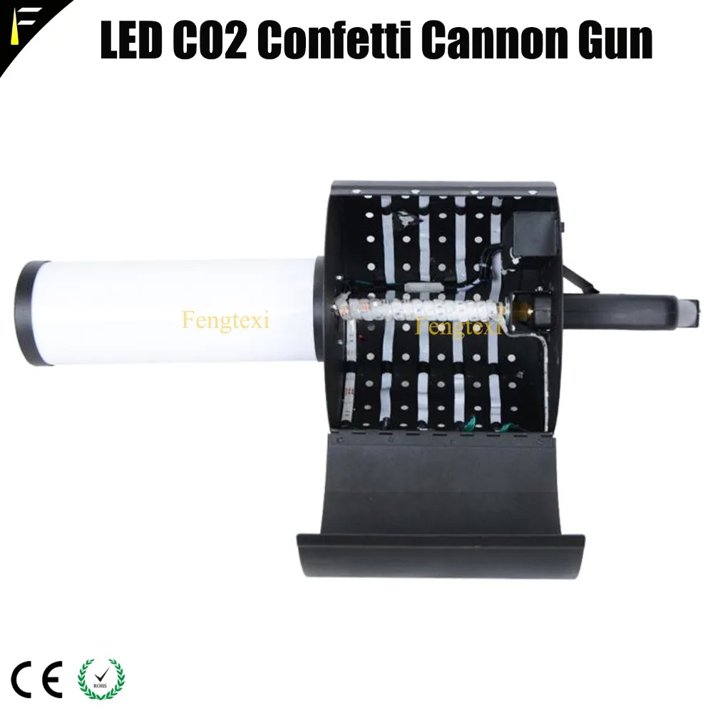 RGB Led СО2 струйная Колонка ручная пушка Сухой Ледяной конфетти Радужный пистолет