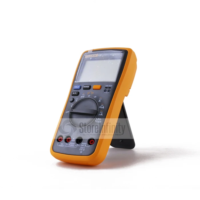 Новейший цифровой мультиметр Fluke 18B+ Plus AC DC, цифровой мультиметр DMM с светодиодный доставкой