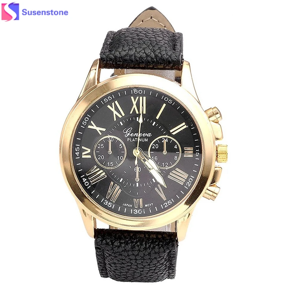 2019 Hot New Women's Fashion Simple Roman Numerals Faux ...