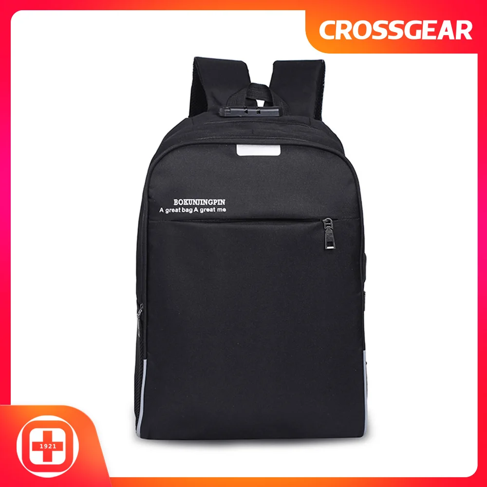 

Water Resistant Laptop Bag Anti-Theft Travel Bag Large Capacity Shoulder Daypack School Backpack Blac