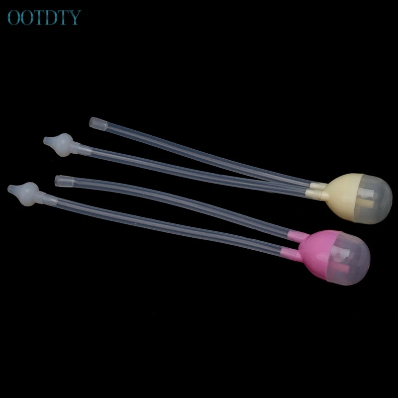 Newborn Baby Safety Nose Cleaner Vacuum Suction Nasal Aspirator Flu Protections #330