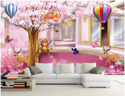 Wdbh заказ росписи 3d фото обои на стене Big Tree Мечта принцессы номер Home Decor 3D настенные фрески обои для стены 3 D