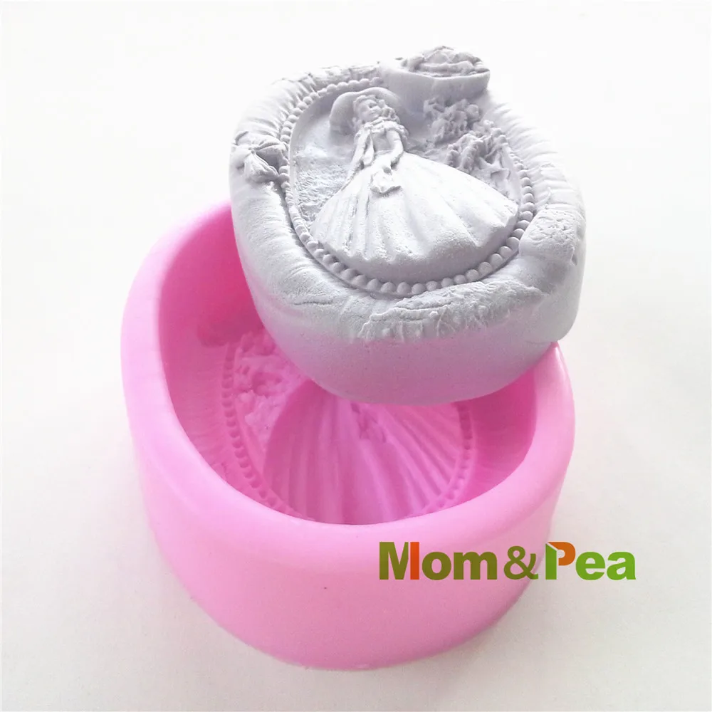 Mom& Pea 0507,, Дамская силиконовая форма для мыла, украшение торта, помадка, 3D форма для торта, Пищевая силиконовая форма