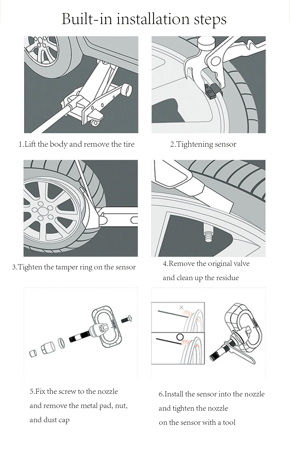 TPMS солнечная система контроля давления в шинах Автоматическая охранная сигнализация Цифровой дисплей 4 колеса внутренняя внешняя система s давление в шинах