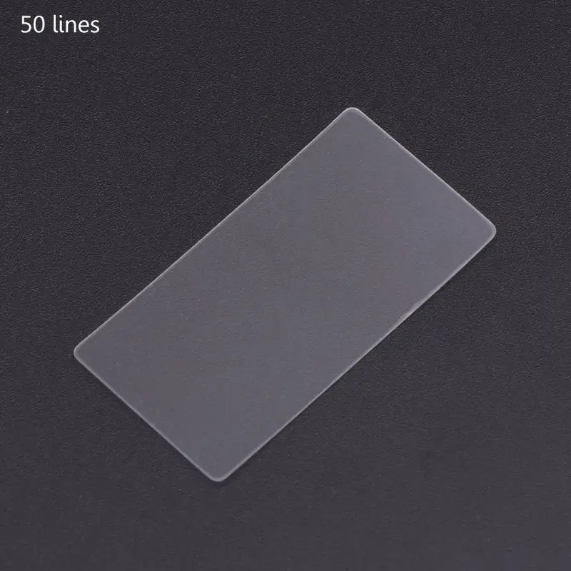 Ultra Precision Engraving PET Trasmission Diffraction Grating F Teaching spectral decomposition Lenses