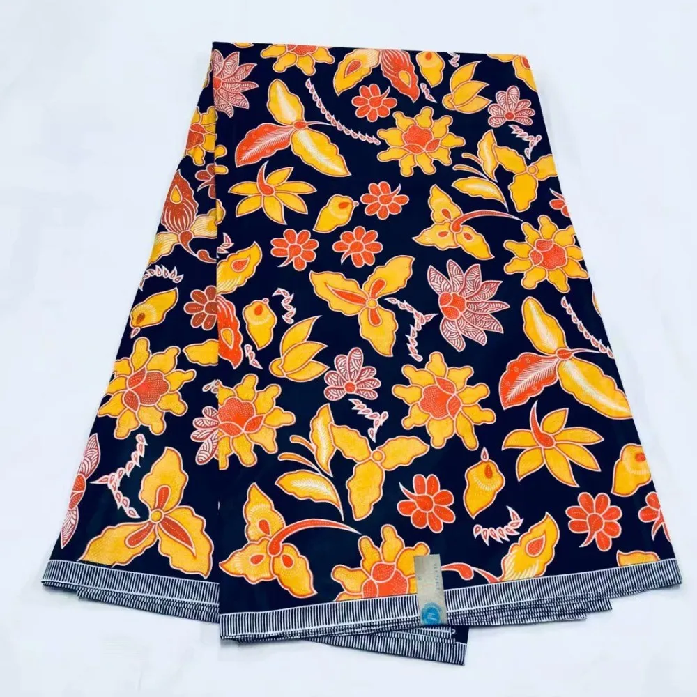 

New Veritable Africa java print fabrics High quality African wax fabric 100% cotton 6 yards Ankara wax Fabric for dress!OT-3382