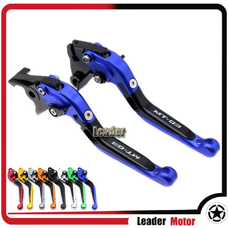 For YAMAHA MT-03 MT03 MT 03 2005-2011 Motorcycle Accessories CNC Folding Extendable Brake Clutch Levers LOGO | Автомобили и