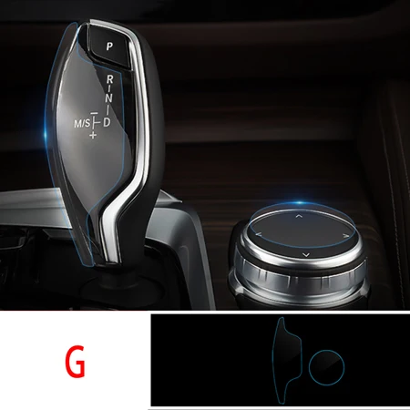 Для BMW 5 серии G30 G38 Высокое качество ТПУ Ручка Шестерня панель двери Межкомнатная устойчивая к царапинам Защитная Пленка Наклейки - Название цвета: G