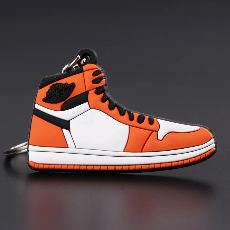 Mini Jordan 1 брелок для обуви для мужчин и женщин брелок Классический Цвет AJ Ретро поколение баскетбольные кроссовки брелок - Цвет: Picture Color012