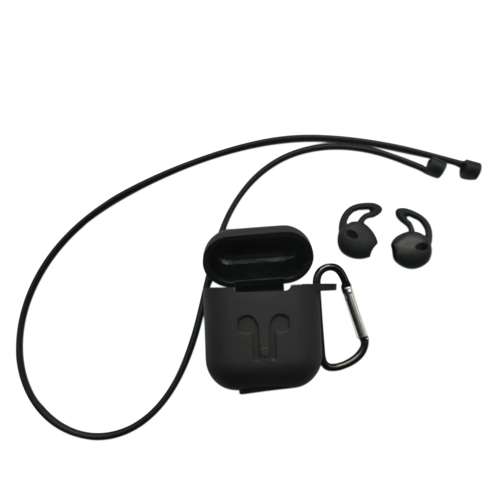 Mini 4 in 1 Silicone Earphones Case Cover Pouch Anti lost Wireless