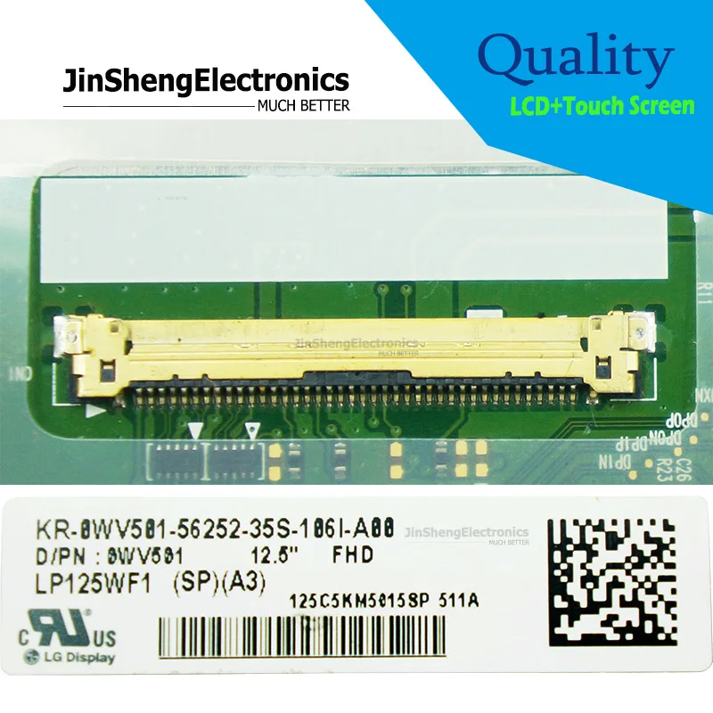 US $139.00 LP125WF1 SP G1 125 LCD display For Dell E7240 LCD Screen Touchglass digitizer replacement Assmebly 1920x1080 40 pins