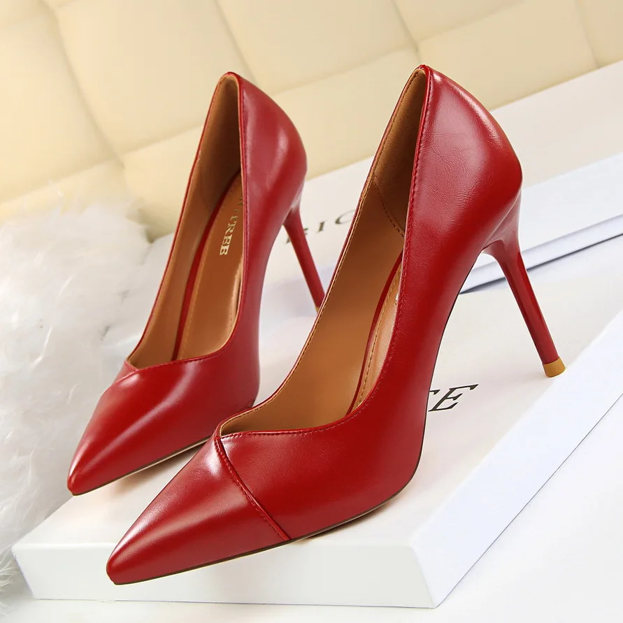 Moda szpilki damskie/Женская обувь на высоком каблуке zapatos de mujer modis scarpe donna tacco sapato feminino
