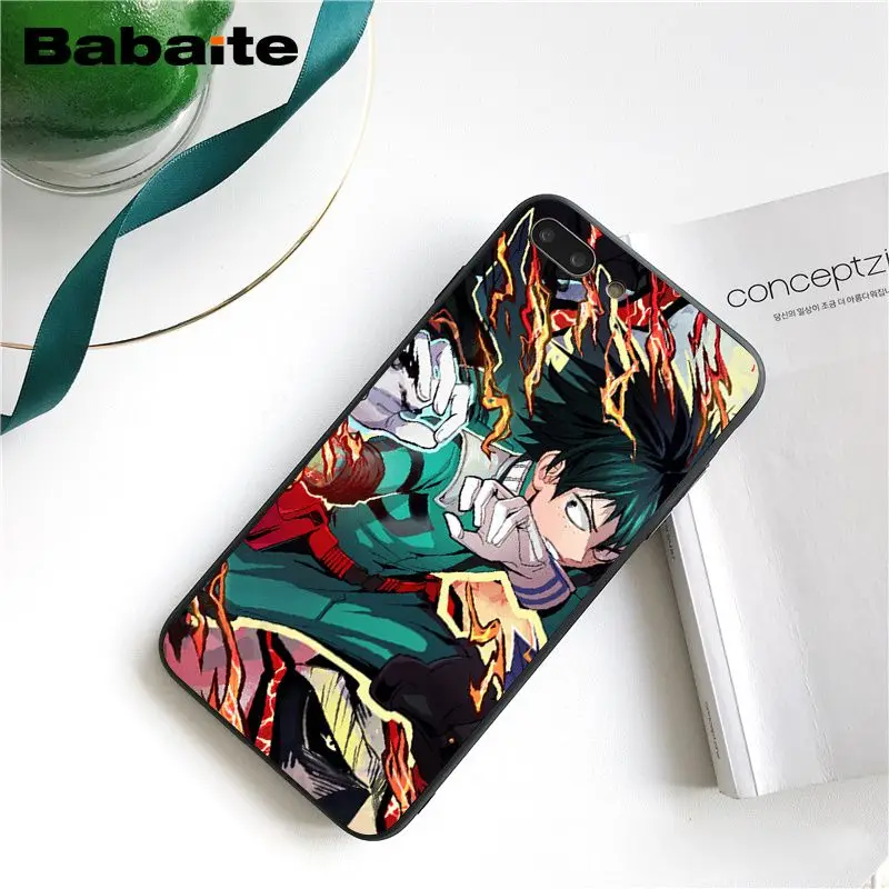 С героями из мультфильма Мой герой Boku без deku bakugou Чехол для мобильного телефона