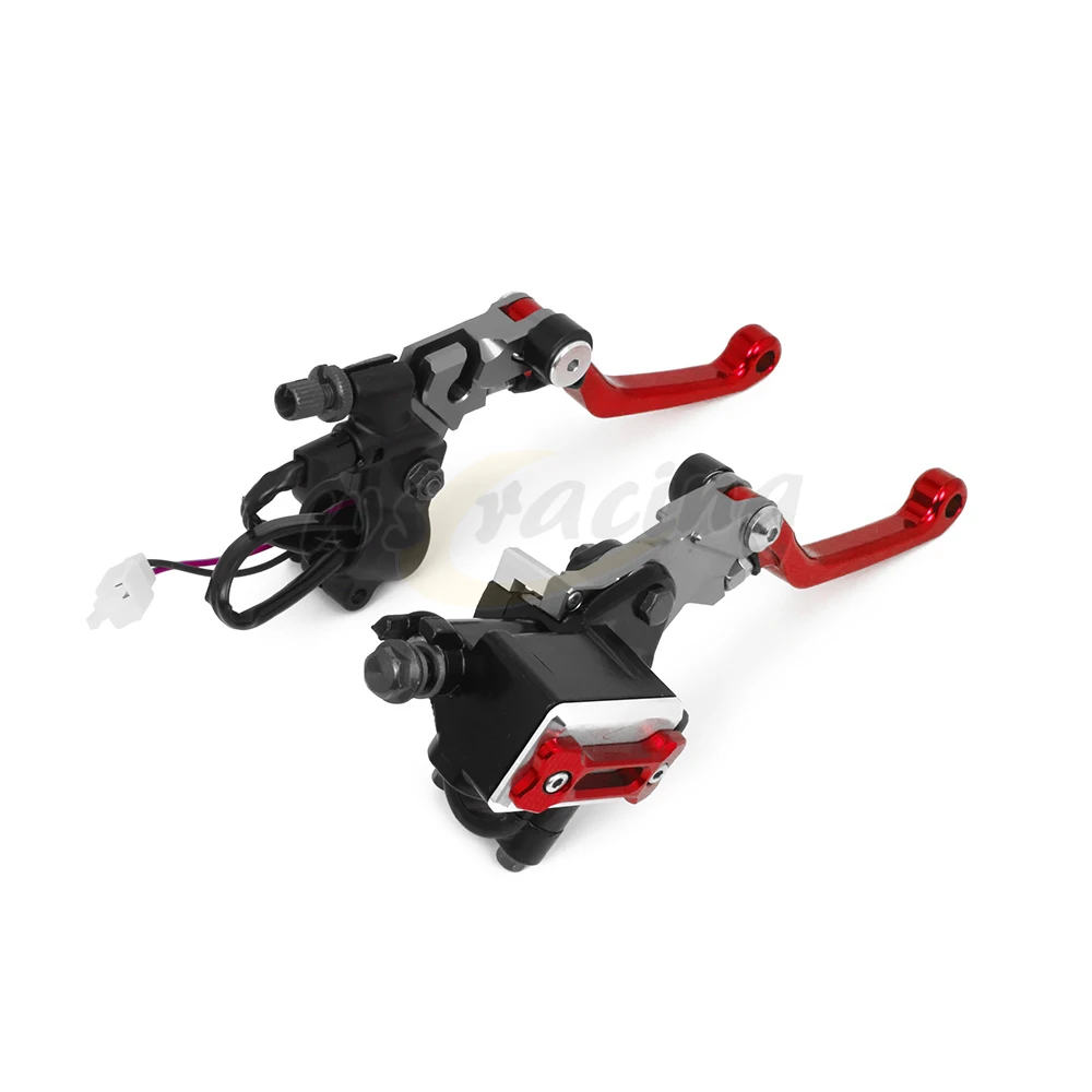 

Motorcycle 22mm CNC Foldable Brake Lever Master Cylinder Cable Clutch Perch For KTM Yamaha Honda Suzuki Kawasaki CRF YZF WRF RMZ