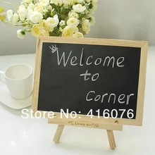 Деревянный Классная доска с одной стороны белая доска 2 функции messsage совета с съемная деревянная подставка и Интимные аксессуары S2028