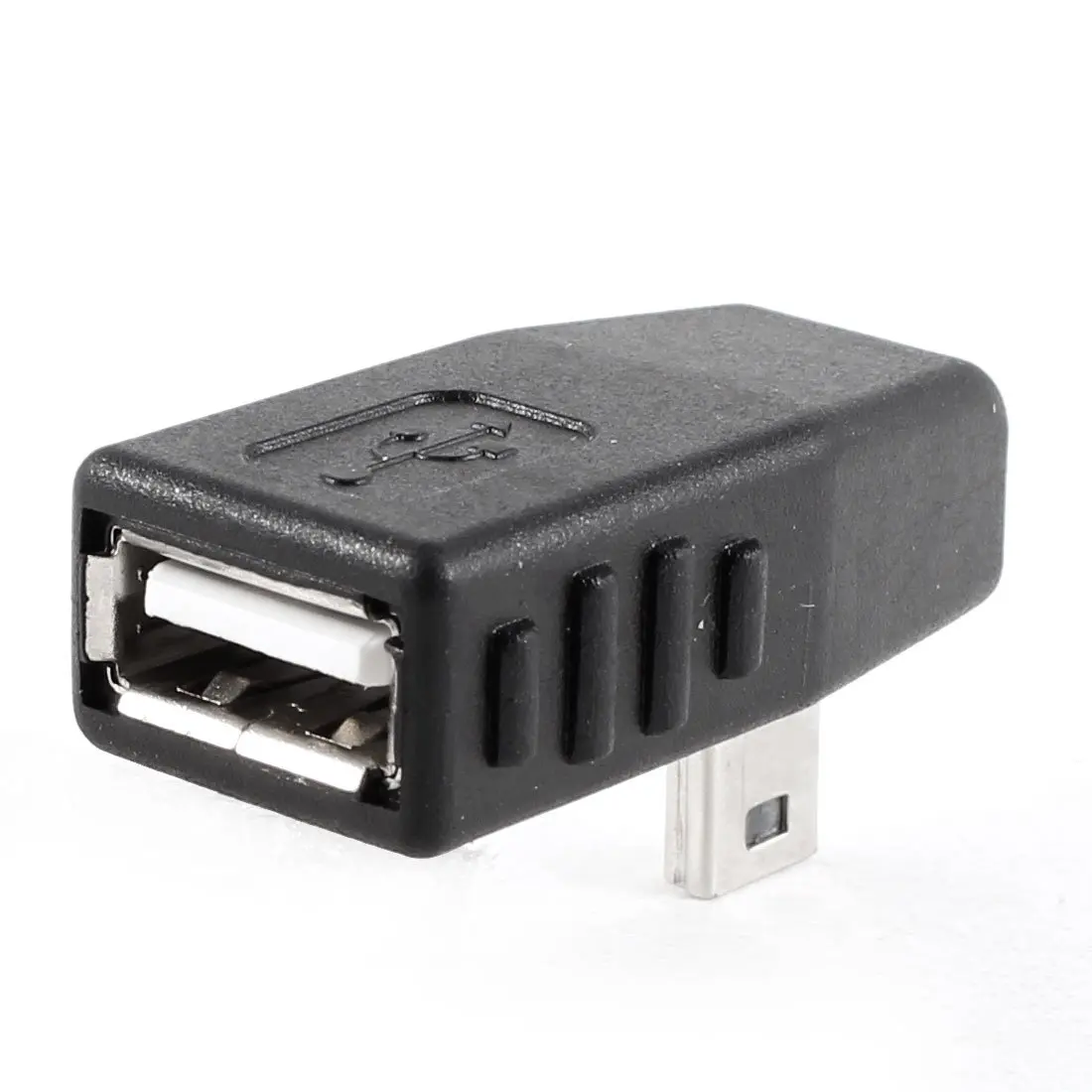 

Black USB 2.0 Type A Female to Mini B 5 Pin Male 90 Degree Adapter