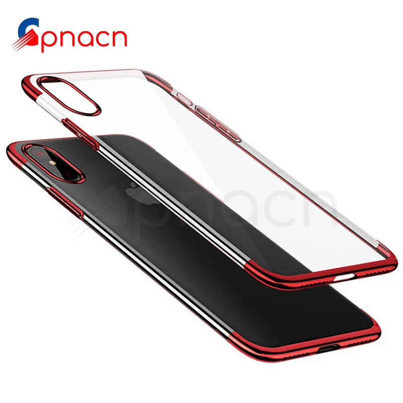

GPNACN Luxury TPU Full Cover Case For iPhone 8 7 6 6S Plus Silicone Soft Coque Phone Case For iPhone X XR XS Max Case Bag Cover