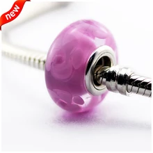 Fits Charms Pandora Bracelet Nostalgic Roses Murano Glass Beads for Jewelry Making Silver 925 European Beads DIY Jewelry P5028