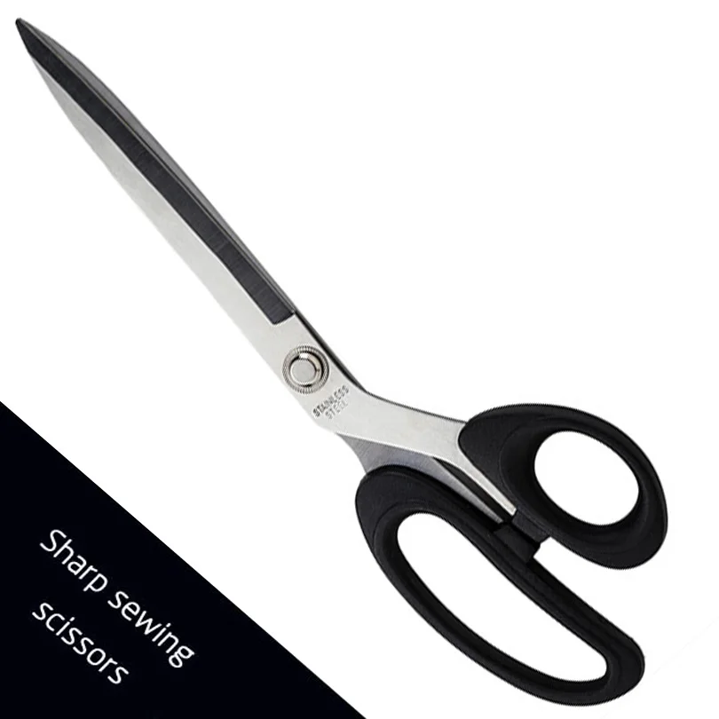 10In. Tailor's Scissor Sharp Sewing Stainless Steel Black Scissors