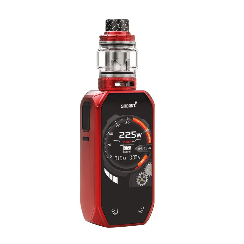 Оригинальный набор Smoant naoo 225W Box MOD Vape 2 4 дюйма цветной экран с баком Subohm мл