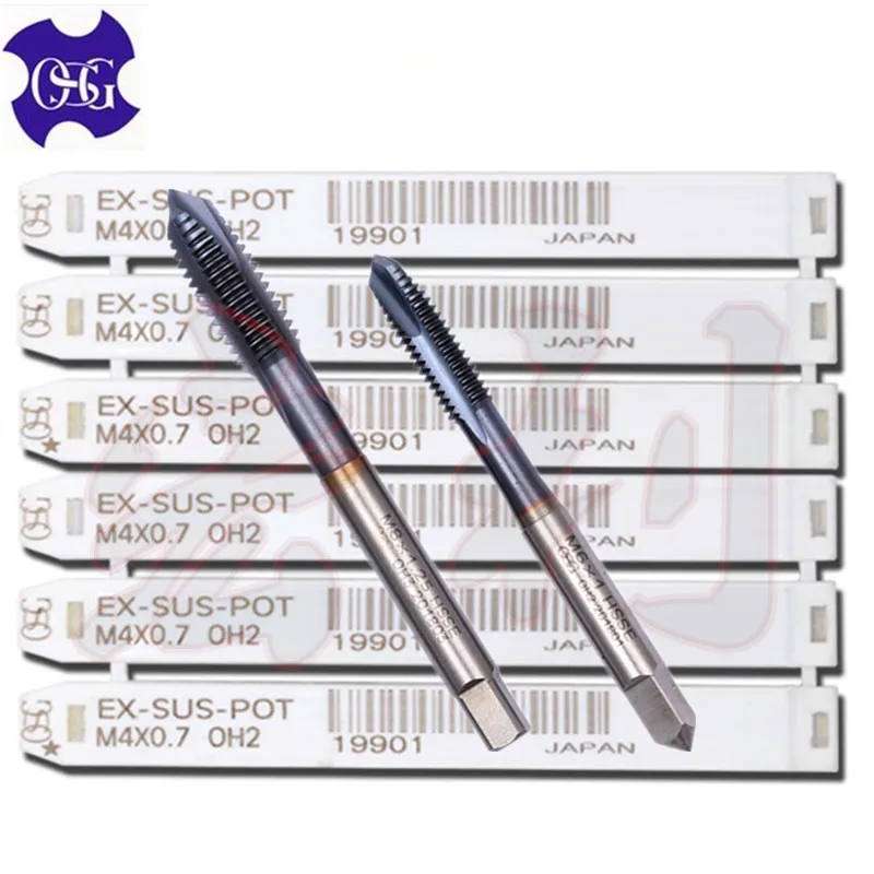 

10pcs YAMAWA OSG thread tap cobalt SUS steels and stainless steel CPM coating M3M4M5M6M8M10M12M14 blind hole screw machine tap