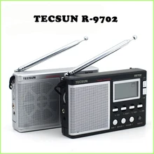 TECSUN R-9702 FM/MW/SW Двойное преобразование World Band радиоприемник со встроенным Динамик R9702 Лидер продаж Приемник