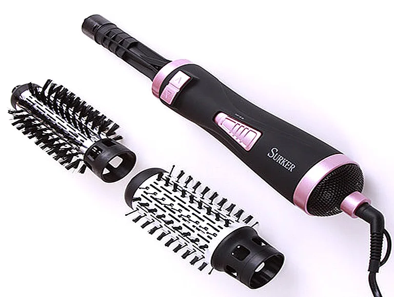 New 2 in 1 Styling Tools Powerful Multifunctional Hair Dryer Automatic Rotating Hair Brush Roller Styler