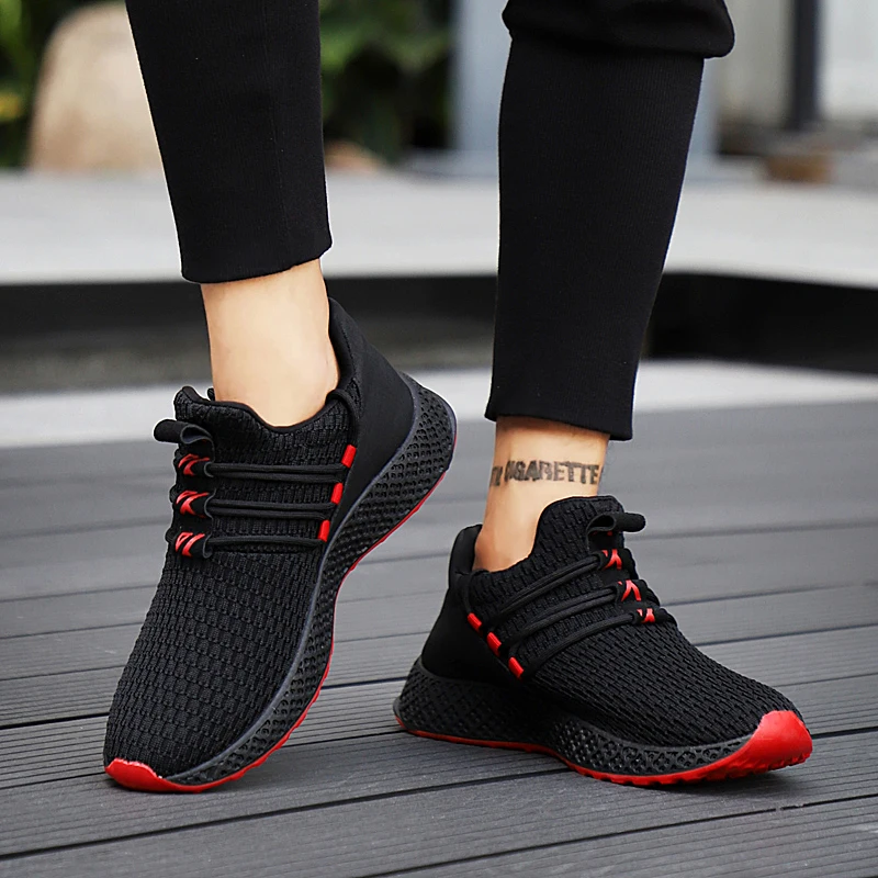 

Mesh Breathable Men Shoes Sneakers Comfortable Men Casual Shoes Men Summer Fashion Lace Up Sneakers Man Tenis Hombre 2019 WW-863