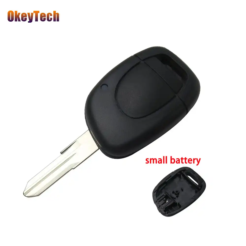 Okeytech 1 ボタンルノートゥインゴクリオカングーマスターキーシェル Vac102 包茎交換 Auto 車のキーカバーケース Car Key Aliexpress