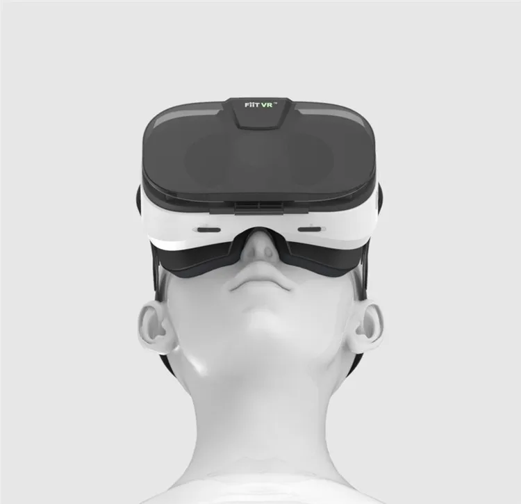 FIIT VR 3D Virtual Reality Video Helmet Cardboard 2.0 VR Glasses Box for 4.0-6.5 inch Smartphone Lightweight Ergonomic Design (21)