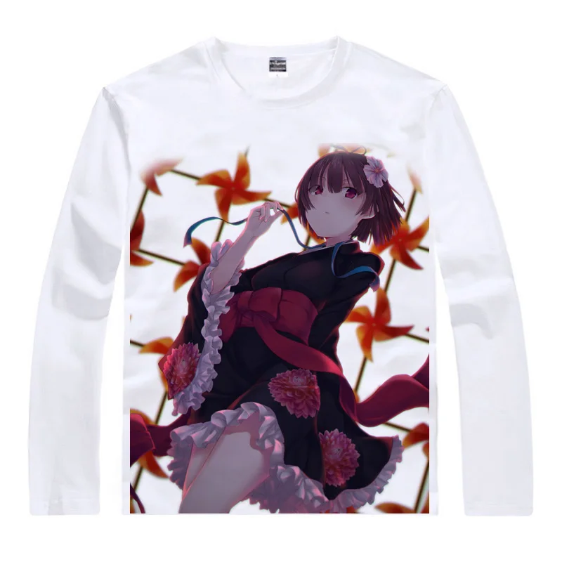 Аниме рубашка Coolprint футболки кабанери Железной Крепости с длинным рукавом