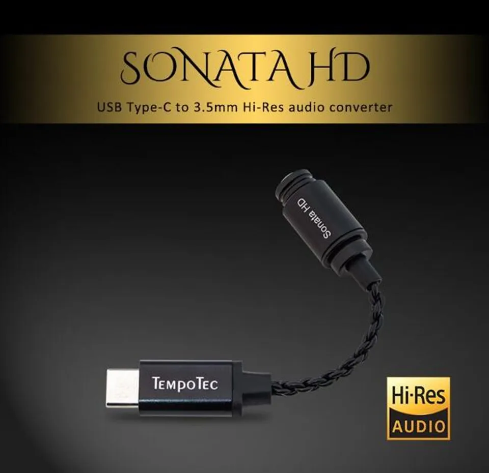 TempoTec Sonata HD Тип C до 3,5 мм усилитель для наушников адаптер DAC для Android Phone PC MAC