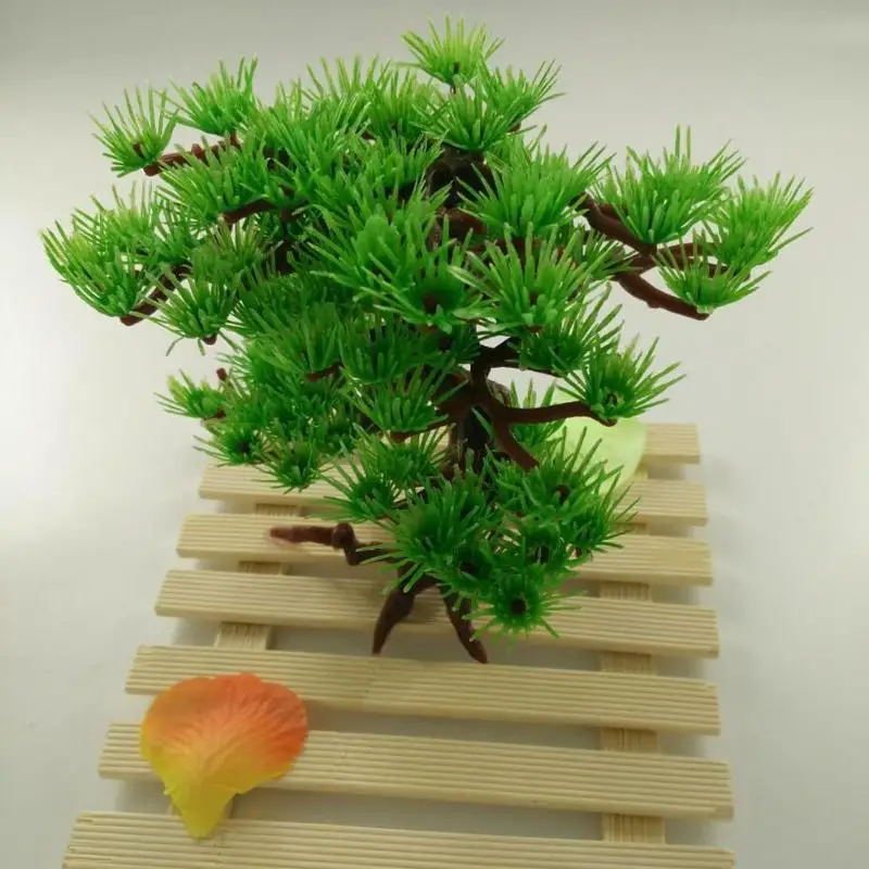 

Aquarium Decoration Plastic Artificial Water Plant Pine Tree Bonsai Fish Tank Aquarium Aquatic Landscape Aquarium Accessories