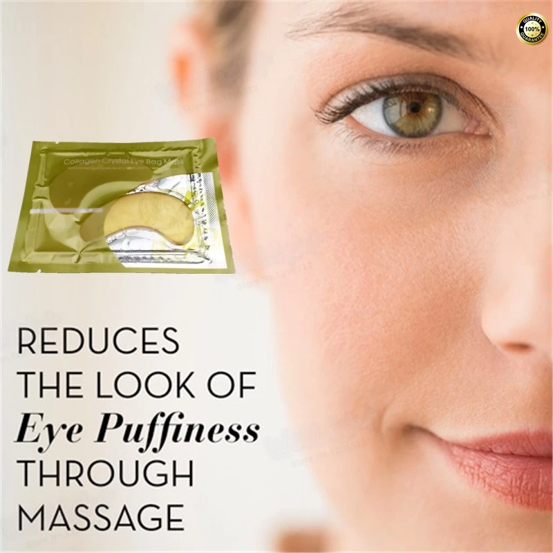 

100% Placenta Firming Hydrogel Eye Patch 2pcs Eye Mask Placenta Acid Collagen Eye Care Anti-Aging Dark Circles Moisturizing