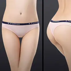 Женский хлопковый материал T-back удобные трусики бесшовные трусы G-String женские с низкой талией сексуальные распродажа нижнего белья