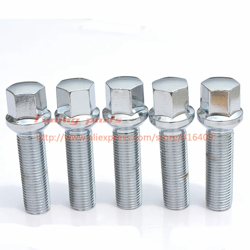 

1pc Ball Seat 12x1.5| 12x1.25| 14x1.5| 14x1.25 |40mm |45mm| 50mm| 55mm| Car wheel spacer adapter wheel lug bolts