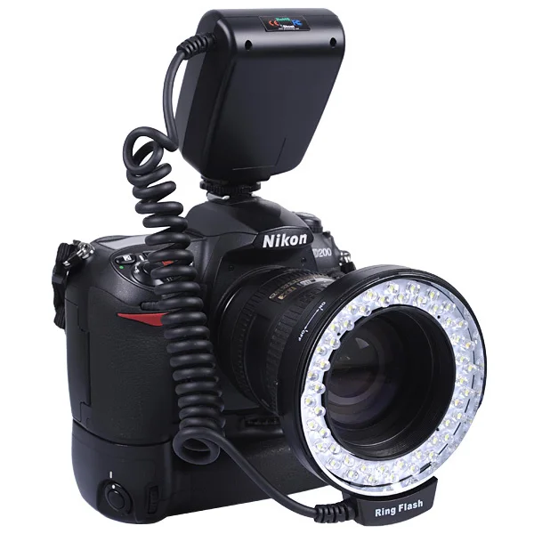 48 LED 15GN Camera Macro Ring Flash Light for Nikon D4 D3X D3S D3 D90
