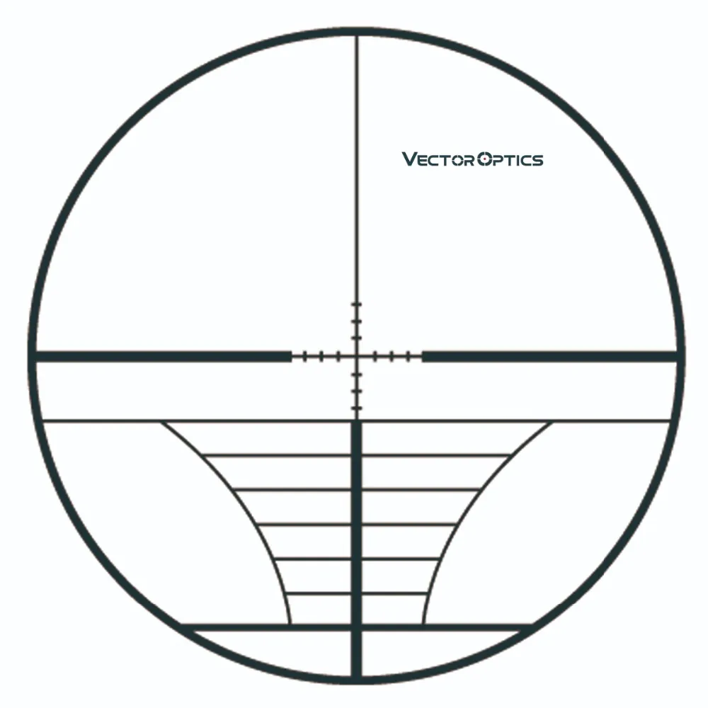 Прицел для охотничьей винтовки Vector Optics Warrior 6 24x50 AOE монотуба 1 дюйм с R14 дальномер